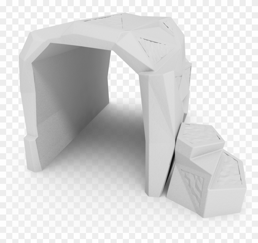 Facet™ Crawl Tunnel With 1 Or 2 Steppers - Origami Clipart #4692543