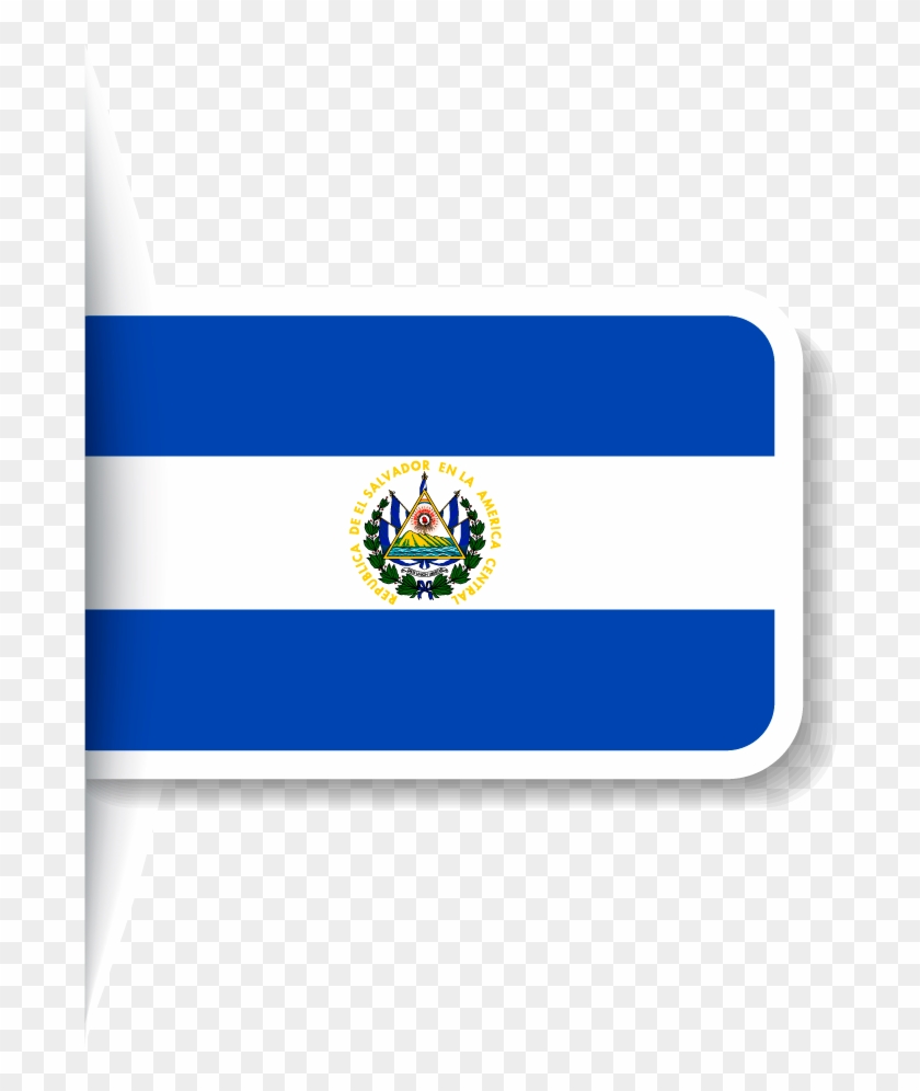 Envío De Carga A - Salvador Flag Clipart #4692987