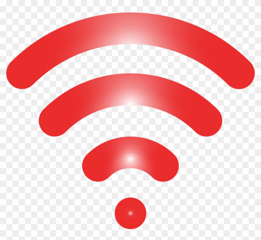 Wi-fi Computer Icons Wireless Network Signal - Red Wireless Icon Png Clipart