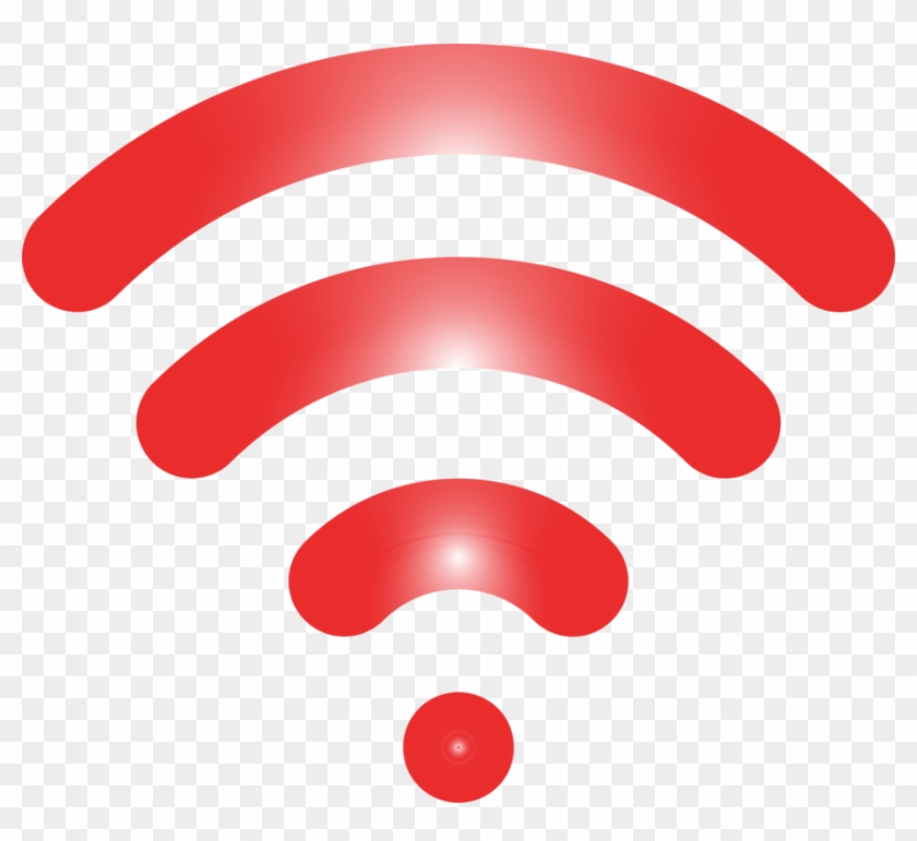 Wi-fi Computer Icons Wireless Network Signal - Red Wireless Icon Png Clipart #4693123