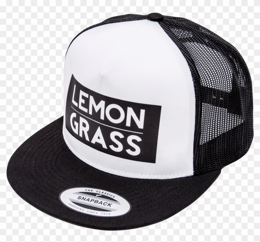 Casquette Black White Lemon Grass - Baseball Cap Clipart