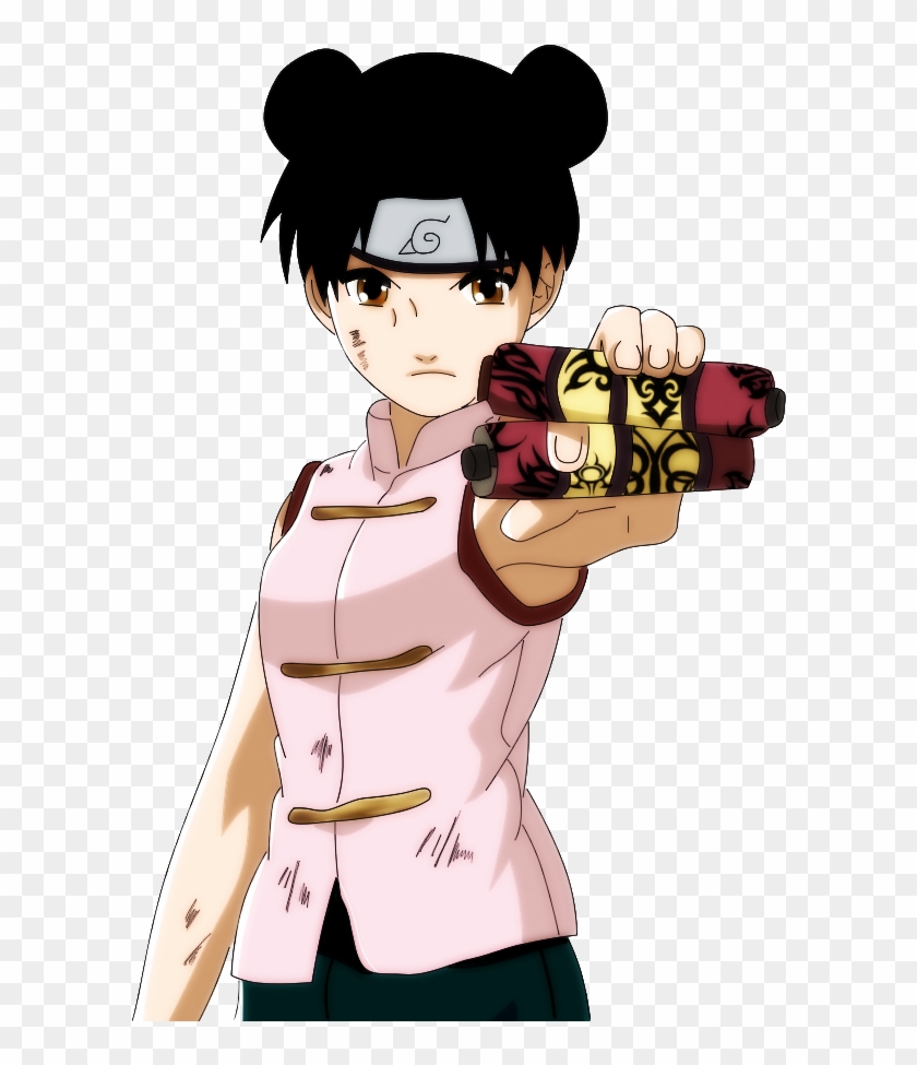 Tenten Photo Tenten - Anime Character With Two Buns Clipart