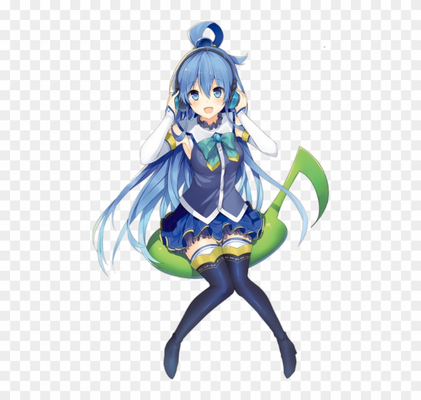 Música Anime - Aqua In Konosuba Hd Clipart #4693565