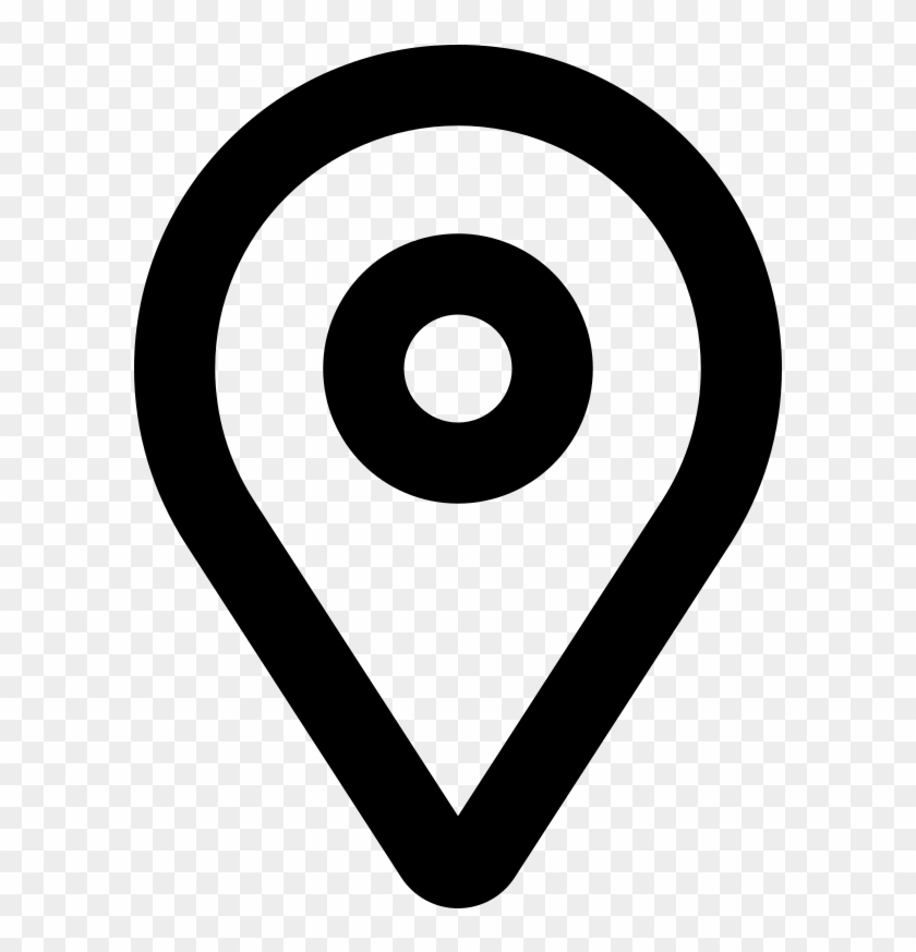 Envío A Domicilio - Icono Gps Blanco Png Clipart