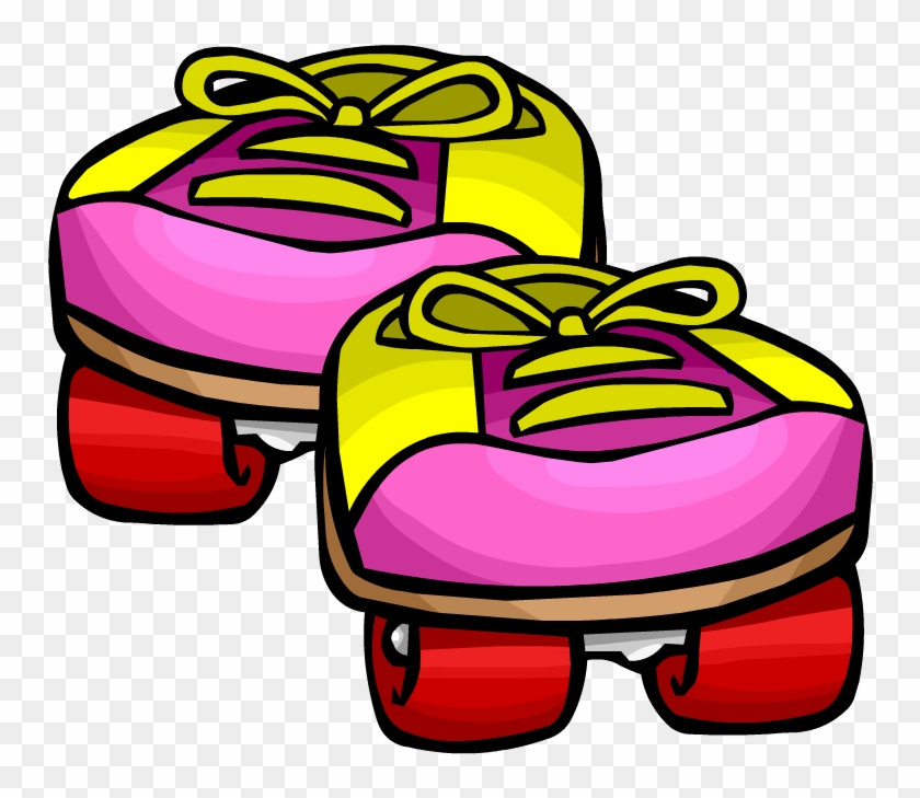 Club Penguin Wiki - Club Penguin Roller Skates Clipart #4693869