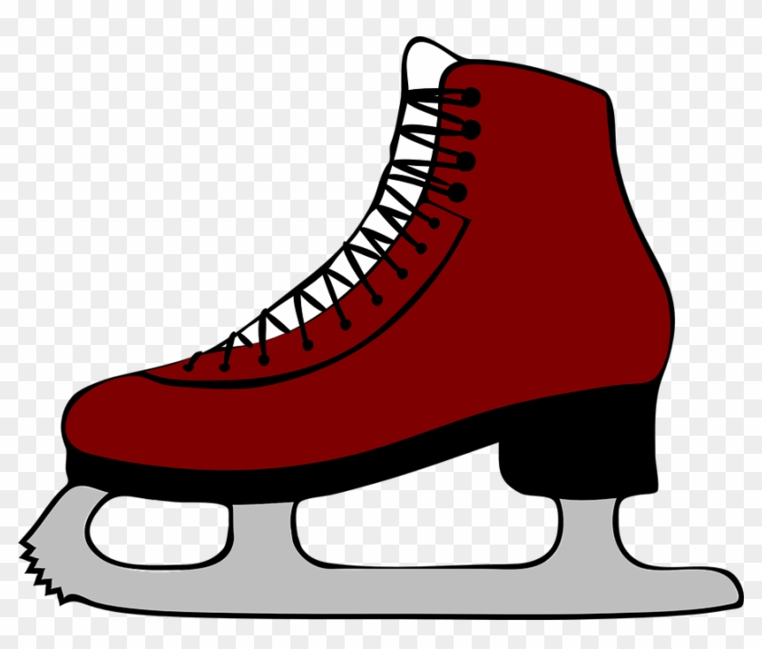 Ice Skates Png - Draw An Ice Skate Clipart