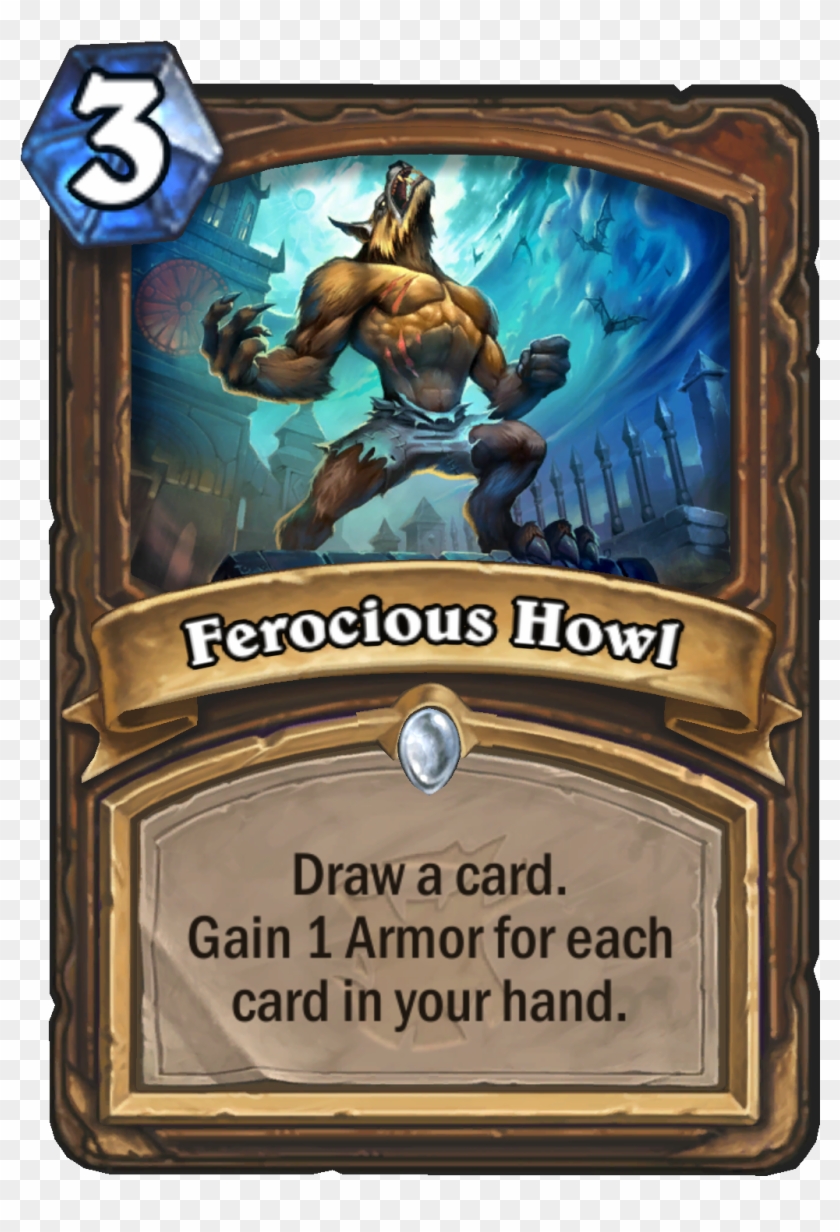 Druid Gil 637 Engb Ferocioushowl - Ferocious Howl Hearthstone Clipart #4694060