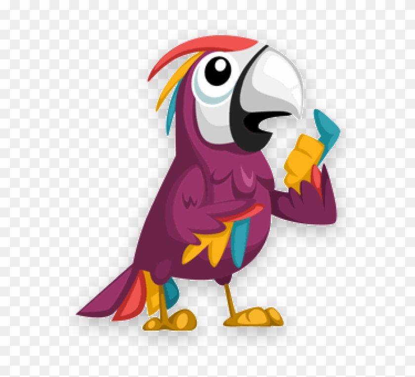 Parrot-oopsie - Macaw Clipart