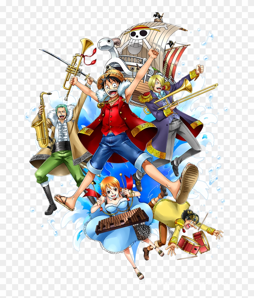 View Fullsize Straw Hat Pirates Image - ワンピース 音 宴 Clipart