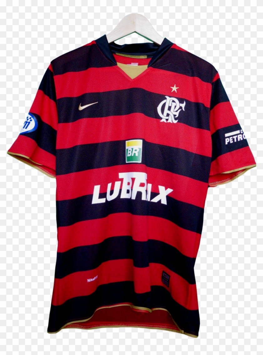 Flamengo Home 2008-2009 - Sports Jersey Clipart #4694613