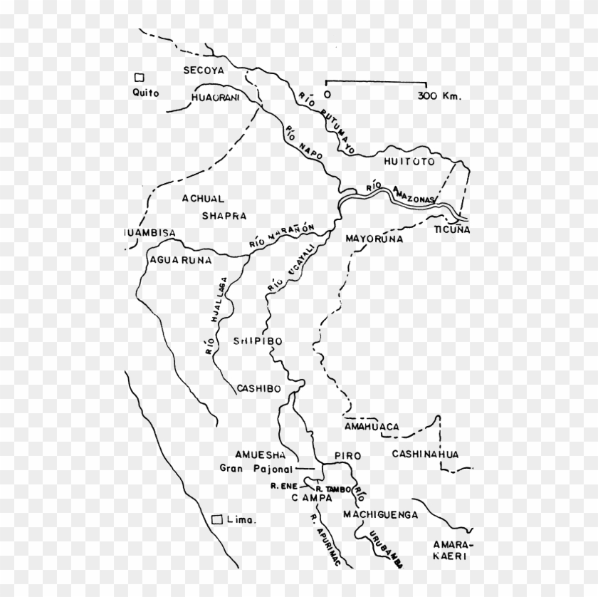 Grupos Idiomáticos De La Amazonía Peruana - Map Clipart
