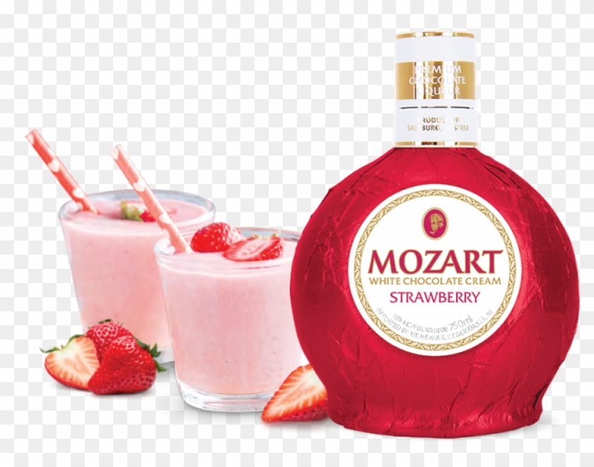 Mozart Strawberry Bottle - Mozart Strawberry Liqueur Clipart #4695725