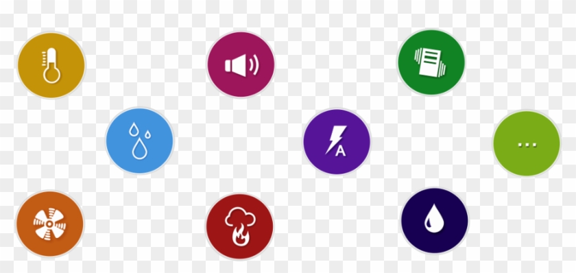 Sensors Icons - Circle Clipart #4695795