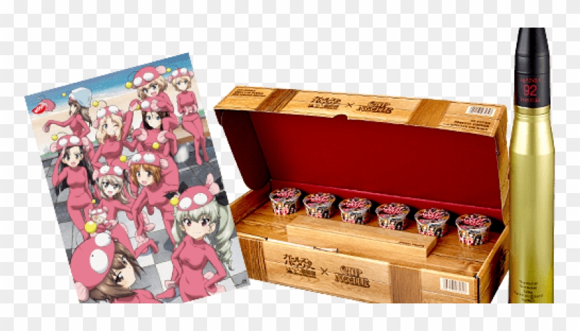 Girls Und Panzer Gets New Nissin Cup Ramen, To Come - Girls Und Panzer Ramen Clipart