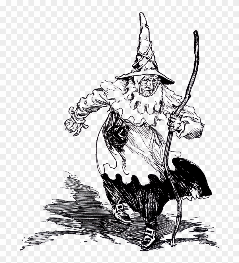 "the Wicked Witch Of The East" From "the Tin Woodman - Wicked Witch Of The East Illustration Clipart #4695955