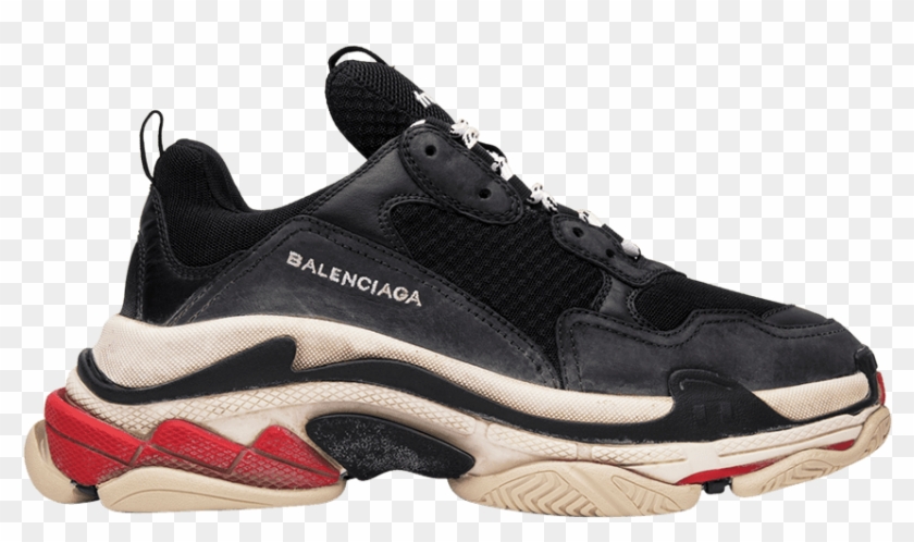 Balenciaga Triple S Trainer 'black Red' - Balenciaga Triple S Colorways Clipart