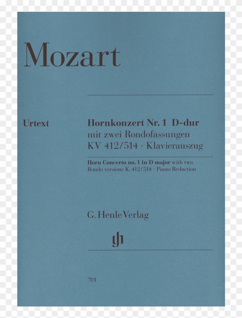 Mozart Concerto For Horn And Orchestra No - Wolfgang Amadeus Mozart Clipart