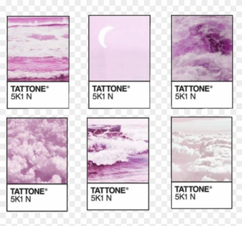 #freetoedit#pink #tattone #pantone #purple #clouds - Tattone Aesthetic Clipart