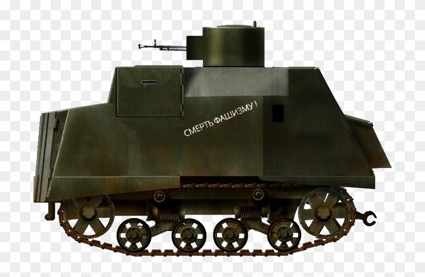 Rendition Of A Ni Improvised Tank With A Dshk, Only - Churchill Tank Clipart