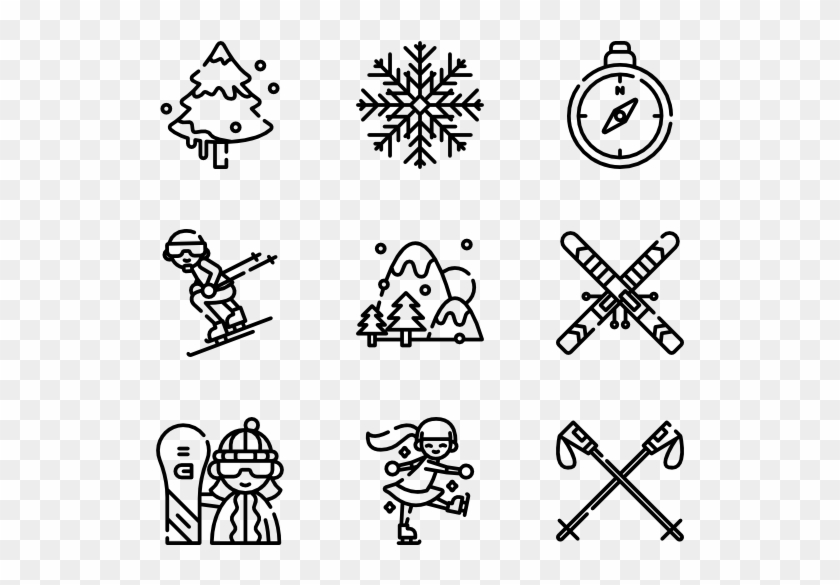 Winter Sports - Mom Icon Transparent Background Clipart #4696454