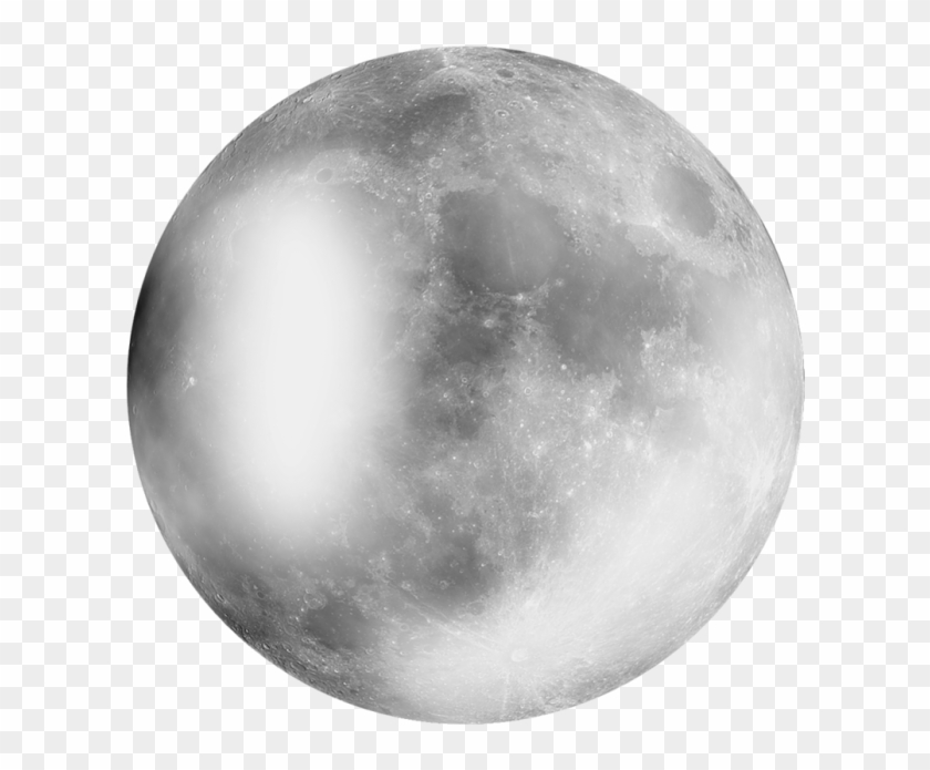 Moon Art Png - No Background Moon Png Clipart #4696595