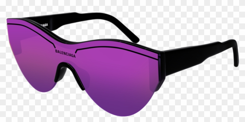 Balenciaga Bb0004s - Balenciaga Sunglasses Red Clipart