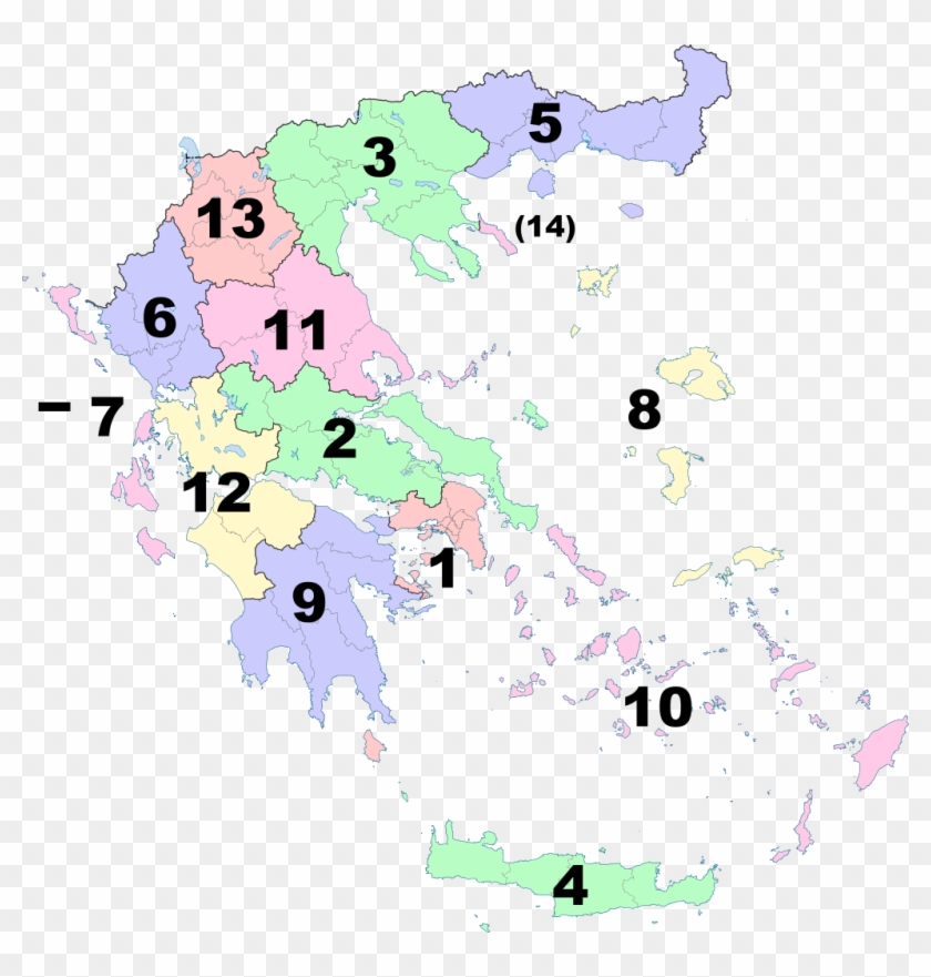 Greece Clipart Greek Root - Mount Mimos Greece Map - Png Download #4696736