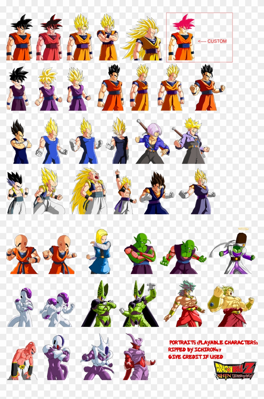 Dragon Ball Z Characters Sprites Pictures To Pin On - Cartoon Clipart