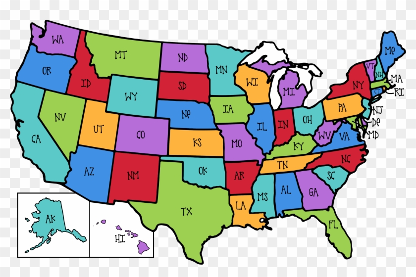 Thank You For Participating In The Read Across The - Republican Democrat Map With Swing States Clipart #4697298