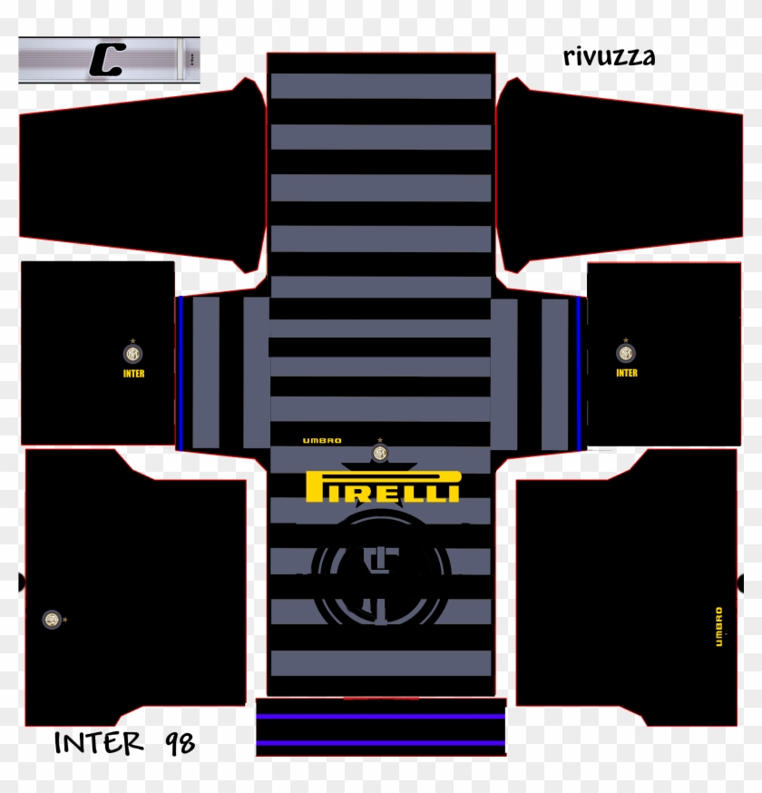 Download New 2017 Inter Kit - Dream League Soccer Kit Inter Milan Clipart