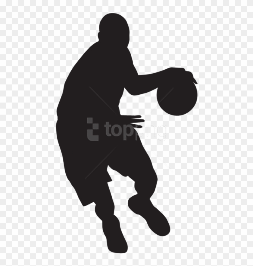 Free Png Basketball Player Silhouette Png - Transparent Background Basketball Clipart Transparent #4697512