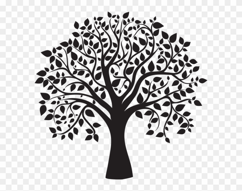 Arbre Silhouette Png - Tree Clipart Black And White Transparent Png
