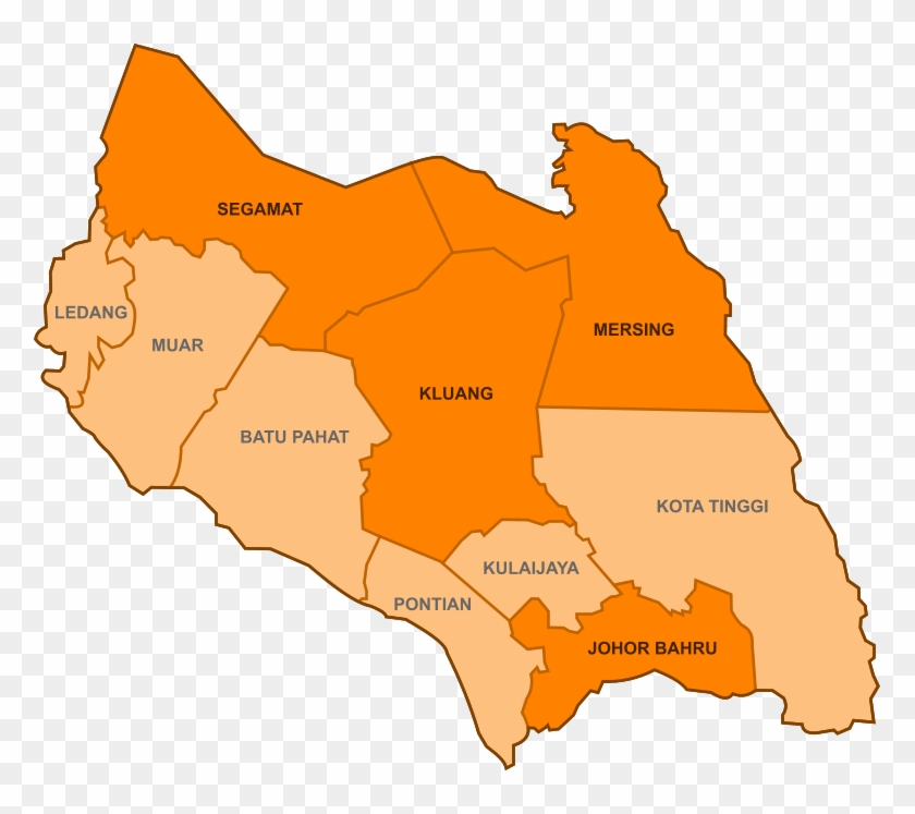 Johor Map Png - Clear Map Of Ancient Greece Clipart
