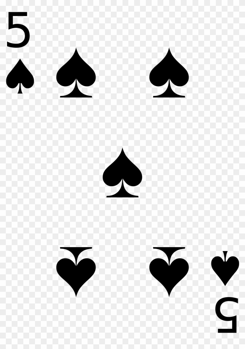 4 Spade Card Clipart #4697888