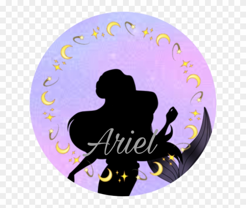 #ariel #icon #アリエル#アイコン - Circle Clipart #4698006