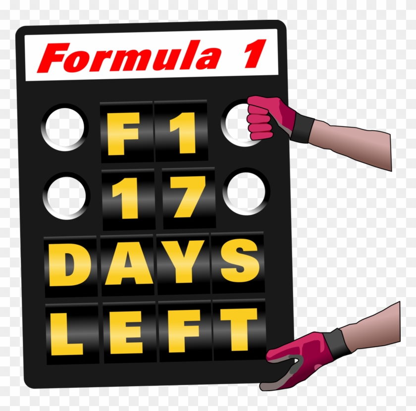 Auto Racing Formula 1 Pit Stop Logo - Pitstop Board Clipart