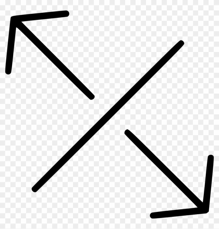 Arrows Up Left Down Right Line Seperating Comments Clipart
