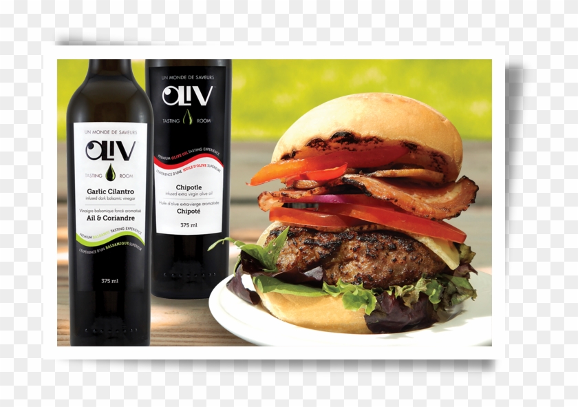 Bbq Bacon Burger - Oliv Clipart