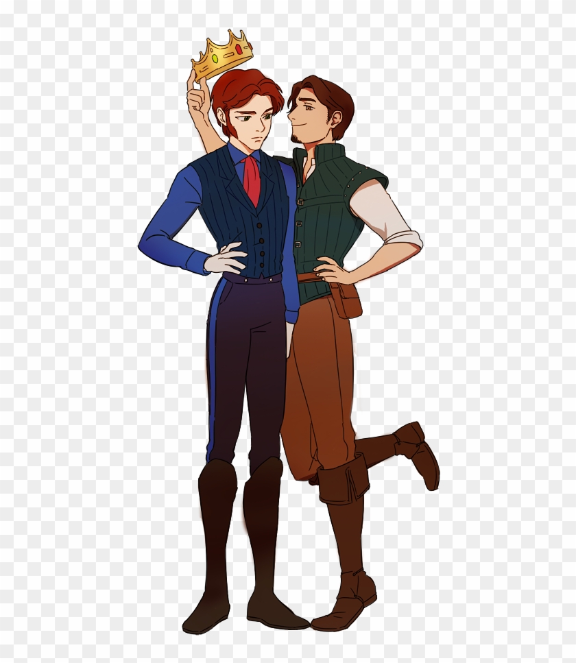 Hans From "frozen" And Flynn Rider From "tangled" - Cartoon Clipart