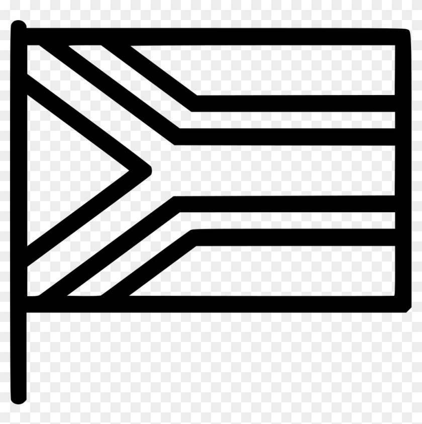 South Africa Comments - South African Flag Outline Clipart