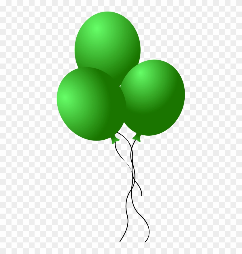 Green Balloon Clipart - Balloon - Png Download