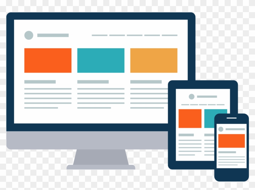 Portale Web Png - Responsive Website Design Banner Clipart