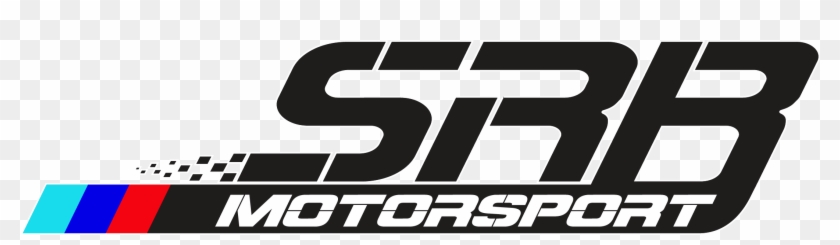 Cropped Srb Motorsport White Border - Black-and-white Clipart