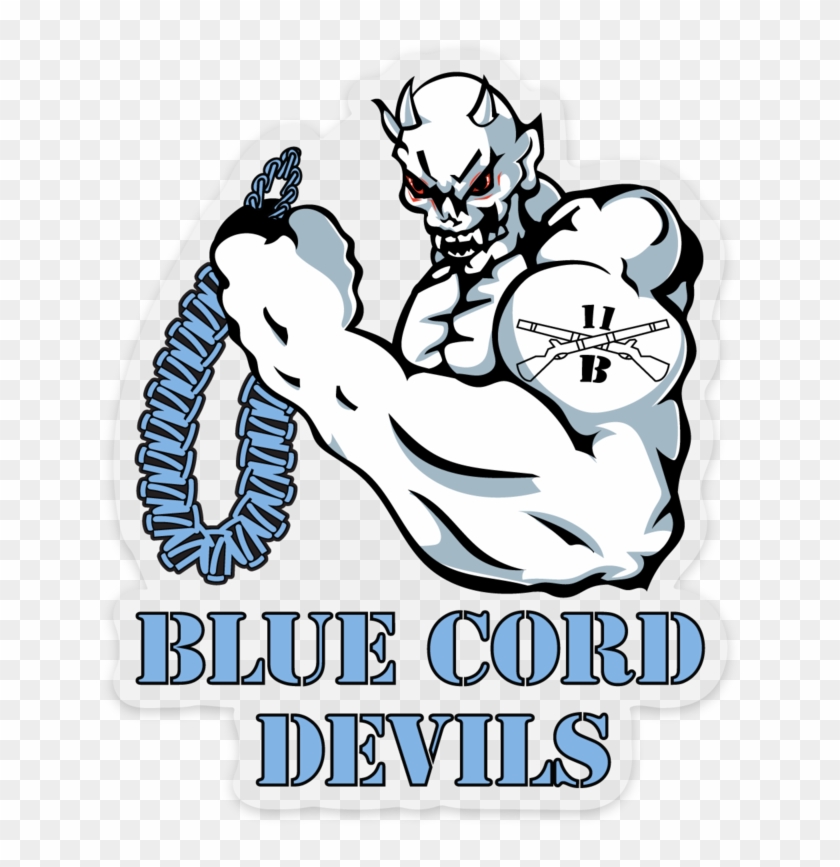 Blue Cord Devils Clipart