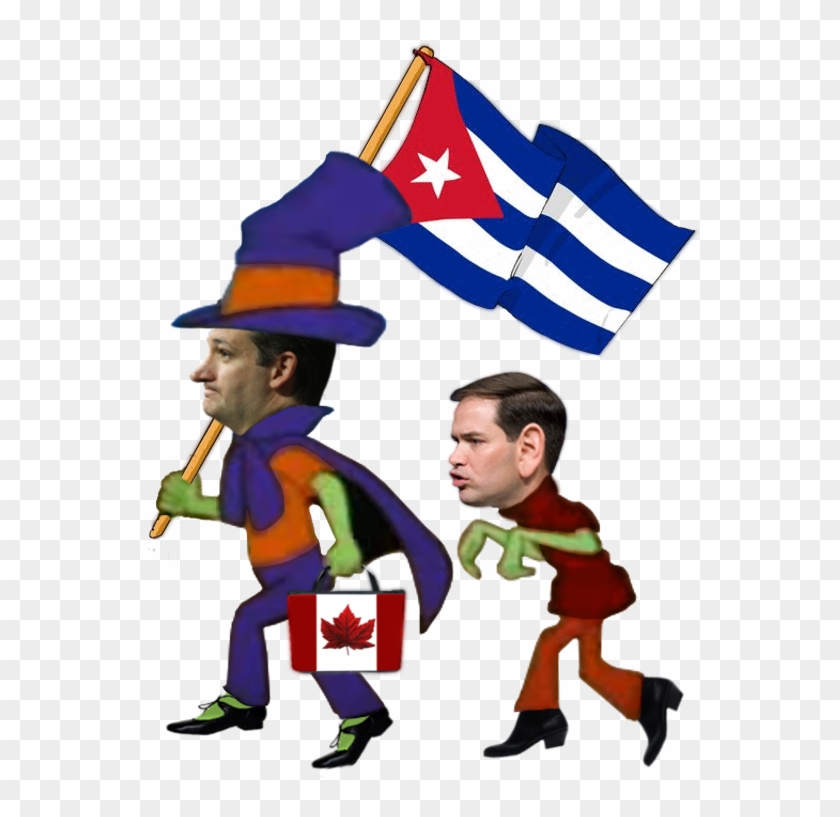 Ted Cruz Marco Rubio United States Of America Clip - Cartoon - Png Download
