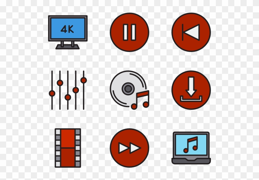 Multimedia - Circle Clipart #472235