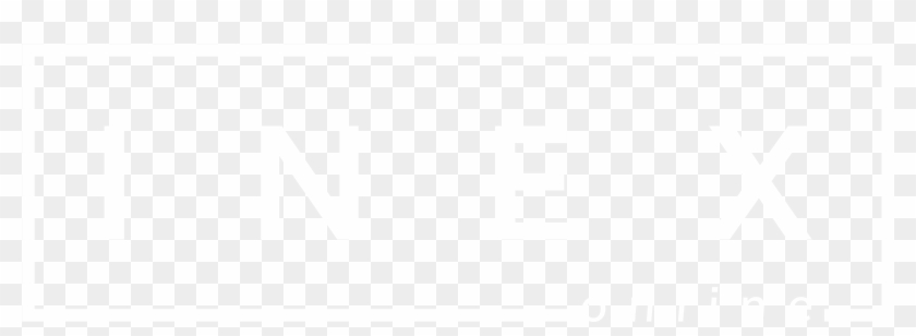 Inex Logo Online White - Monochrome Clipart