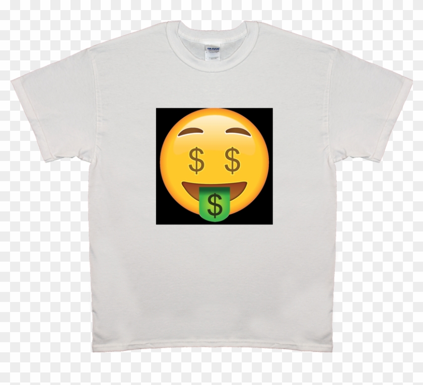 Emoji Money Face Tee Shirt Mens & Womens Clipart #472988