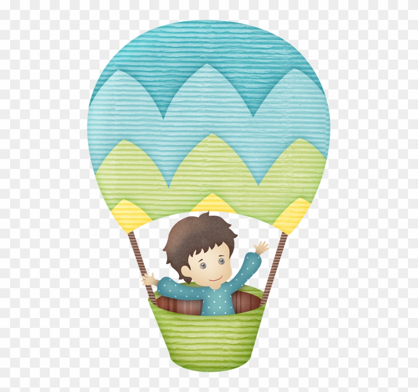 Google Globos Png, Coches, Bicicletas, Carritos, Globo - Boy In Hot Air Balloon Cartoon Clipart #473050