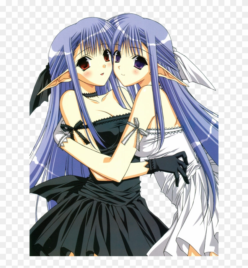 Who Is Your Favorite Anime Twin Characters - Shuffle Lycoris Clipart #473225
